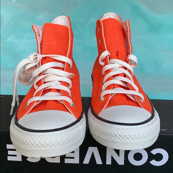 CONVERSE CTAS HI BOLD MANDARIN/FUEL ORANGE MEN’S - Picture 8 of 16